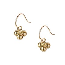 14K Gold Baubles Hook Earrings - S925 Sterling Silver, sparkle, small, gift - £33.64 GBP