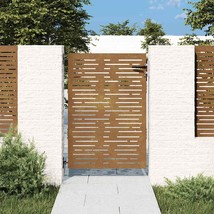 vidaXL Garden Gate 33.5&quot;x49.2&quot; Corten Steel Square Design - $320.09