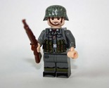 Minifigure Custom Toy German soldier WW2 Army netting F  - $5.80