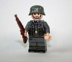 Minifigure Custom Toy German soldier WW2 Army netting F  - $5.80