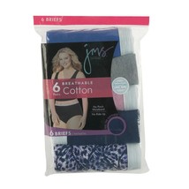 Hanes Just My Size Women&#39;s Breathable Cotton Brief Underwear 6-Pack Size... - £12.46 GBP