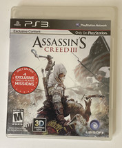 Assassin&#39;s Creed III PlayStation 3 PS3 - £3.12 GBP