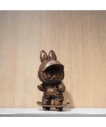 Skateboard Themed Labubu Handcrafted Wooden Gift For Urban Art Lovers St... - €67,94 EUR