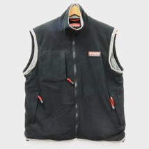 Venture Heated Electra 529 Size M Action Gear Fleece Vest Zip Up Black Gray - £32.97 GBP