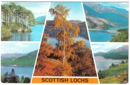 United Kingland UK Postcard Scottish Loch Eilt Loch Ness Leven Laggan - £2.33 GBP