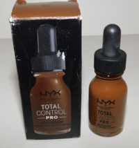 NYX Total Control Pro Drop Foundation Cocoa 0.43fl OZ New - $16.99