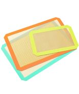 Colorful Silicone Baking Mat Non Stick Food Safe Reusable 3 Pk Orange Bl... - €3,60 EUR Colorful Silicone Baking Mat Non Stick Food Safe Reusable 3 Pk Orange Bl... - €3,60 EUR