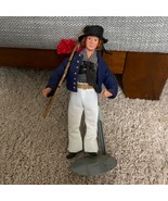 Vintage Folk Art Hobo Figurine Hard Face, Lower Legs, Shoes &amp; Hands 9” o... - $414.61 MXN