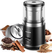 One Touch Coffee Grinder Electric, Spice, Herb,  Dry Grinder, Black - $36.37