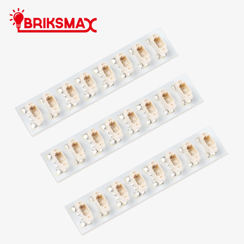 Briksmax led light accessories for diy fans 3 pcs pack 0 8 mm 2 pin interface thumb200