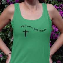 Women&#39;s Ideal Racerback Tank &quot;Alone&quot; sp - $19.35+