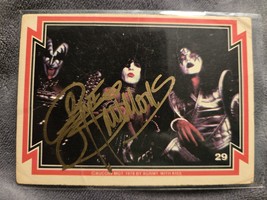 Gene Simmons Hand Signed Kiss Trading Card Autographed Auto Not Perfect - $68.81 CAD