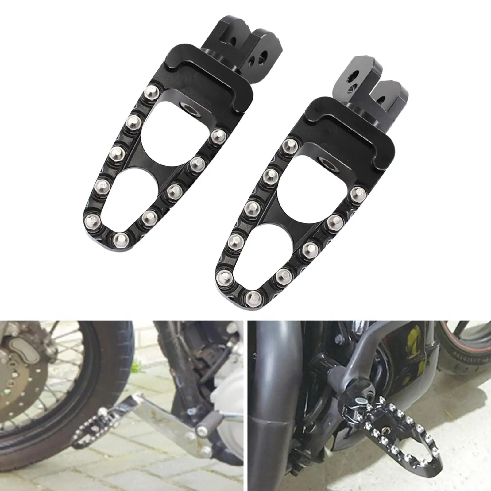 Foot Pegs Footpegs Footrests Foot Pedals Rests CNC for for Ducati Scramb... - $57.46