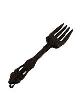 Cast Iron Metal Fork Kitchen Wall Hanging 11.25&quot; Long Rustic Rusted Farmhouse - £14.87 GBP