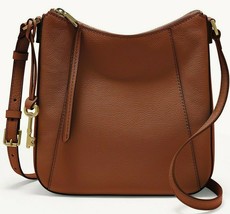 R Fossil Talia Crossbody Shoulder Bag Brandy Brown Leather SHB2793213 $180 MSRP - £71.56 GBP