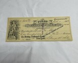 1913 The First National Bank Of Cooperstown NY Check #2604 KG JD - $11.88