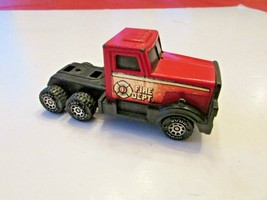 Vtg 1985 Buddy L Pressed Metal Tractor Cab Fire Dept Red Hong Kong H8 - £2.88 GBP