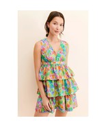 NWT Hope for Flowers by Tracy Reese Floral Printed Tiered Mini Dress $25... - $157.55 CAD