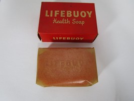 Vintage 1940s Lifebuoy Health Bath Soap Still Wrapped Box Lever Brothers... - $18.80