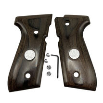 Beretta Grip 92/96 Series Full Size 92FS/92F Engrave Wood Grips W/Screw ... - $39.59