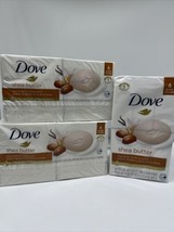(3) Dove Purely Pampering Beauty Bar Shea Butter Vanilla 4oz 6 Bars Soap Each - £13.81 GBP