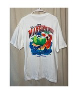 Vintage 1990s Jimmy Buffett Margaritaville New Orleans Parrot Graphic Sh... - $60.00