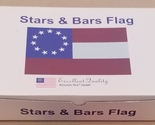 Stars &amp; Bars 11 Stars 3&#39;x5&#39; Sewn Flag Rough Tex Hemp in Collectors Gift Box - $50.00
