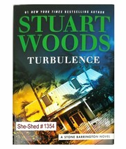 TURBULENCE (hardcover w/ dust jacket) by Stuart Woods - £3.95 GBP