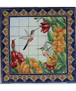 Mexican Talavera Mural - Colibris - - $493.99 CAD