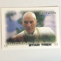 Star Trek Nemesis Trading Card #49 Patrick Stewart - $1.97