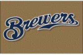 qq Milwaukee Brewers MLB Logo Poster Print 12x8in Metal Sign - $24.74
