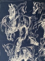 New~~Hermes Pirouette au Galop Cashmere GM Shawl 140cm Marine/Naturel/Be... - $1,899.99