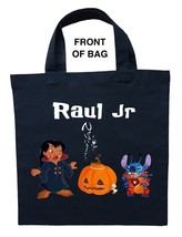 Lilo and Stitch Trick or Treat Bag, Personalized Lilo and Stitch Hallowe... - $15.83+