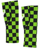 ASICS Checker Printed Calf Sleeve, Black, Medium - $15.05