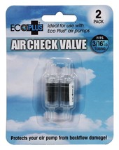 EcoPlus Air Check Valve 3/16&quot; inch LOT OF 8 PACKS of 2 HYDROPONIC ECO PLUS - £21.88 GBP