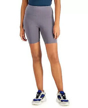 Womens Cotton Bike Shorts High Rise Grey Size Small INC $21 - NWT - £4.22 GBP