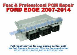 2007-2014 Ford EDGE FAST Engine Computer MISFIRE REPAIR SERVICE. ECU PCM... - $147.00
