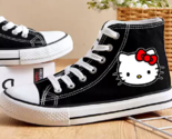 Adult Women High Tops Hello Kitty Sneakers Canvas Tennis Shoes Athletic ... - $19.99