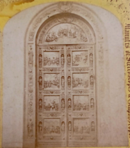 Rogers Bronze Door Washington DC Ropes and Co Stereoview Photo - $9.85