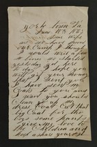 1863 Antique Civil War Soldier Letter Yorktown Va 9th Reg Co G Vt Volunteers - £97.74 GBP