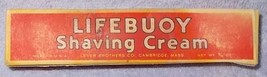Vintage Lever Brothers Original Lifebuoy Shaving Cream Box ca 1940's - £11.76 GBP