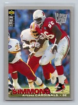 Clyde Simmons #233 1995 Collector&#39;s Choice Arizona Cardinals - £1.26 GBP