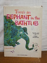 THERE&#39;S AN ELEPHANT IN THE BATHTUB : by Roger Bradfield : vtg GIANT Tell... - $318.16 MXN