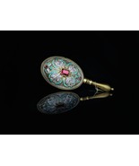 Alexander Kalifano Enameled Jeweled Decorative Butterflies Hand Held Mirror - $95.00