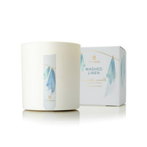 Thymes Washed Linen Statement Poured Candle 16oz - $45.00