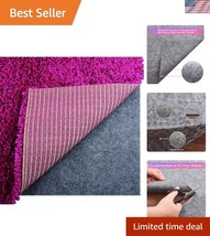 Full Size Non-Slip Rug Pad &amp; Mattress Gripper, 4&#39; x 6&#39; - Durable Felt &amp; ... - $57.00