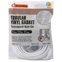 Frost King  V18WH Tubular Vinyl Gasket 0.5&quot; x 0.25&quot; x 17 Ft. White - $6.72