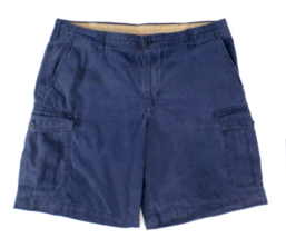Izod Saltwater Men&#39;s Cargo Shorts 36 Blue - $13.86