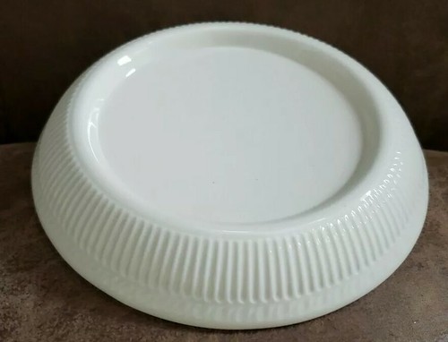 Hearth & Home ~ Jar Candle Holder ~ 6.5" Diameter ~ Ivory Color ~ Ceramic Item image 4