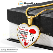 Flawless Necklace Love Gift For Wife My Love for You is a Journey Chain -N458 - £27.69 GBP+